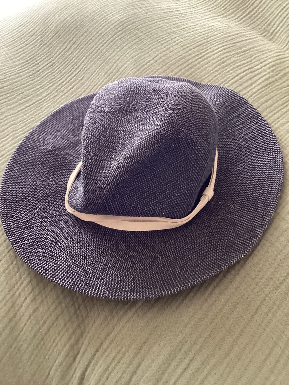 Anthropologie Gracie Rancher Hat Navy Beige